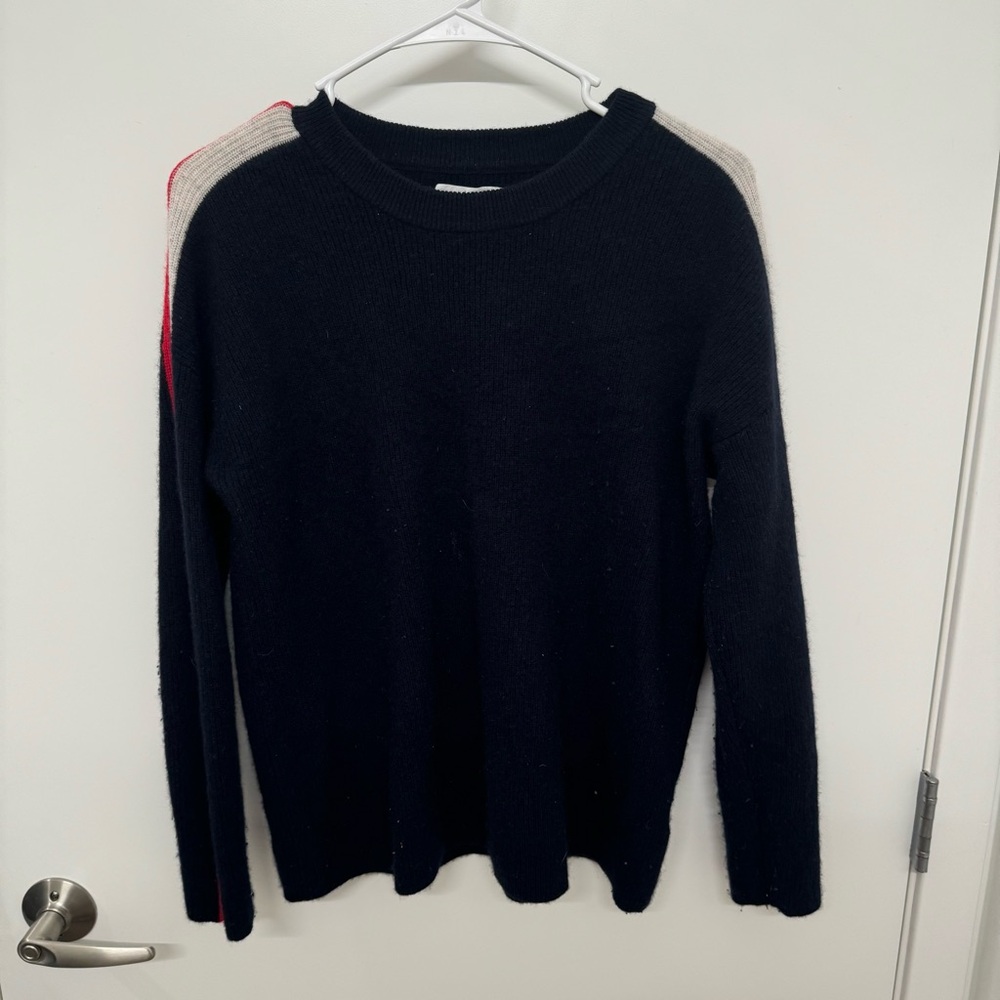 Velvet by Graham & Spencer Black Crew Neck Sweater